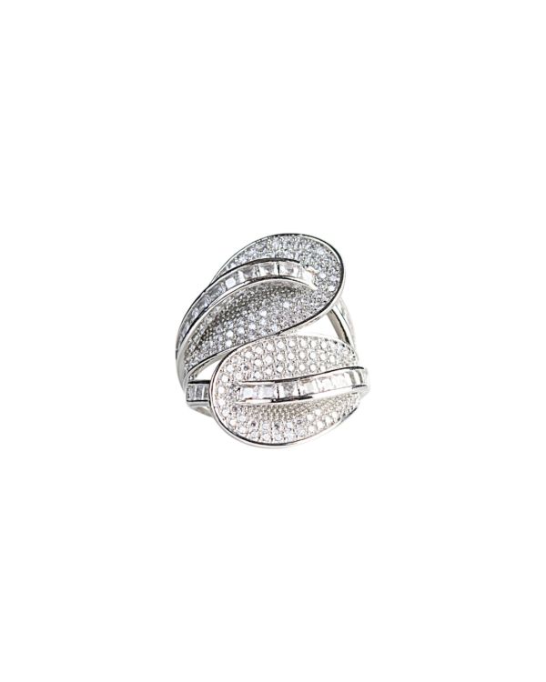 Anello Luce Onde Intrecci
