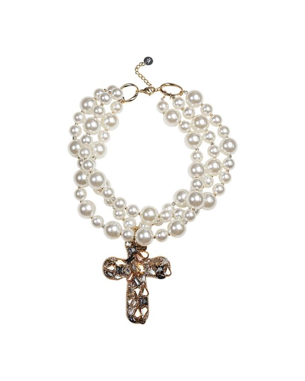 Collana Giochi di Perle Extra Cross